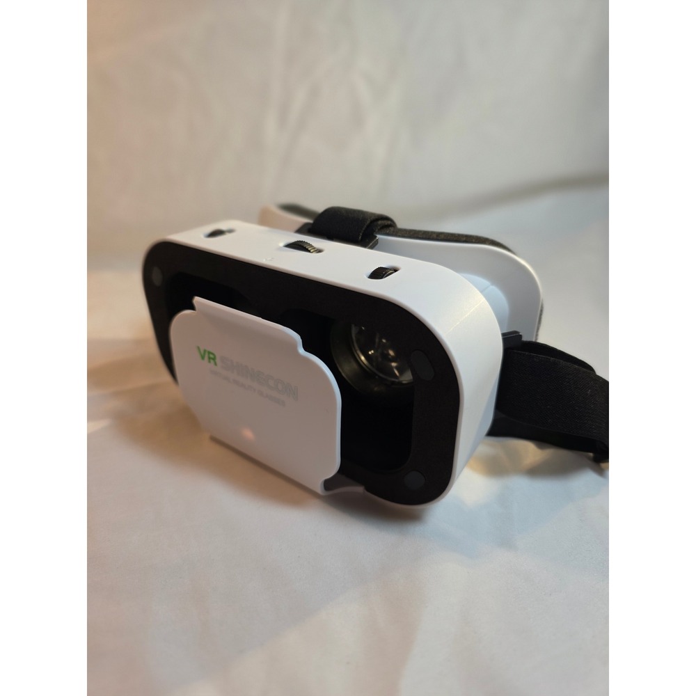 VR Shinecon Virtual Reality Glasses White Black Mobile VR Headset Adjustable